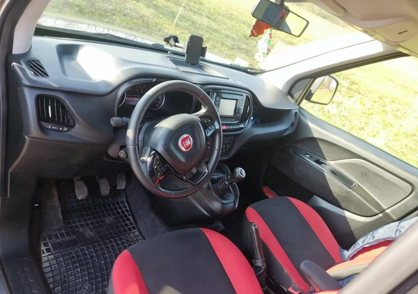 Fiat Doblo cena 39997 przebieg: 218622, rok produkcji 2016 z Tuchola małe 436